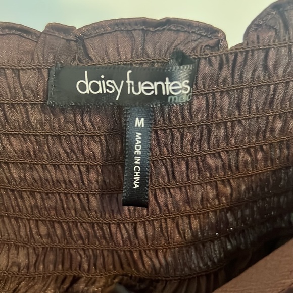 Brown Satin top - Picture 3 of 5